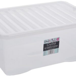 CLEAR BOX & LID 45LTR 10870