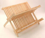 DISH RACK WOOD FOLD 16IN  1322