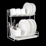 PLATE RACK 2 TIER WHITE 2003