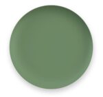DINNER PLATE MELAMINE MED GARDEN GRN