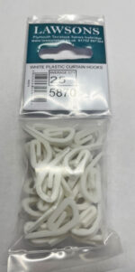 CURTAIN HOOKS WHITE (25)