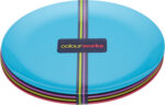 BRIGHT MELAMINE SALAD PLATE 4PK