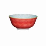 KC STONEWARE FLORAL EMBOSS BOWL