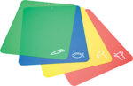 FLEXIBLE COLOUR CUTTING MATS PK4
