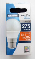 LED LIGHT BULB GOLF 3W B22 WARM WHITE