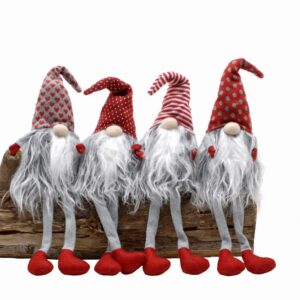 GONK SKANDI FUR LEG 56CM ASSTD