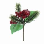 PICK RED BERRY & GREEN FOLIAGE