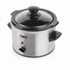 SLOW COOKER S/S 1.5LTR ROUND T16020