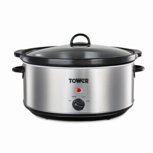 SLOW COOKER S/S 6.5LTR OVAL T16040Y