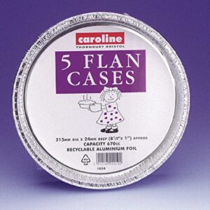 FOIL FLAN CASE 8IN PK 5 1054