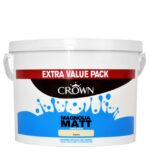 CROWN MATT EMULSION MAGNOLIA 7.5LTR