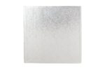 CAKE BOARD 3MM SQ 08IN SILVER 89402