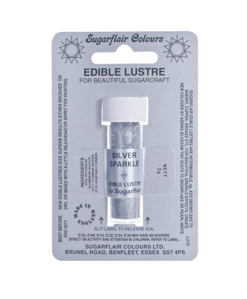 LUSTRE SILVER SPARKLE EDIBLE