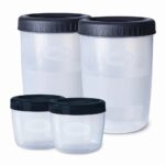 EXTRA 2 JARS & 2 LUNCHTAKERS 1KG BLACK LID