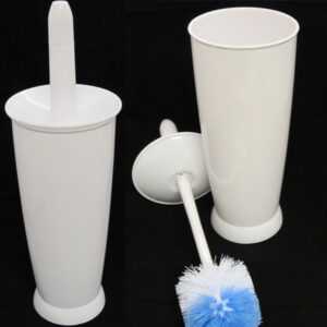 TOILET BRUSH SET CLOSED WHITE 9169