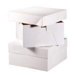 CAKE BOX 08IN LIDDED 296229