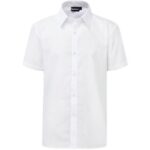 Swartons Short Sleeve Slim Fit White Shirt 2 Pack
